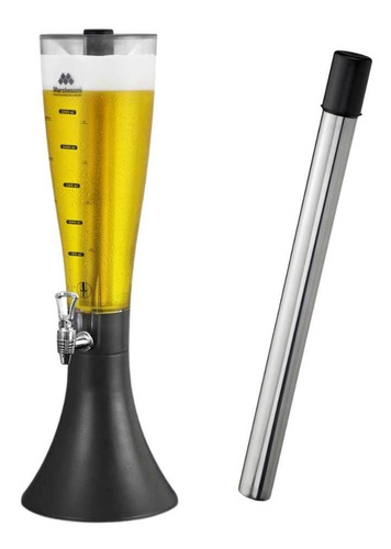 Chopeira Torre Chopp  2,5 L Completa +torneira E Refil Extra