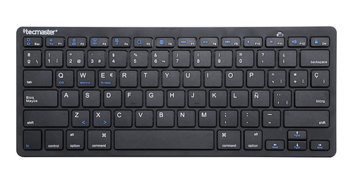 Mini Teclado Bluetooth Tecmaster Negro