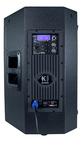 Caixa Ativa K-audio Kadosh Tw12a 600w 126db Madeira 12p