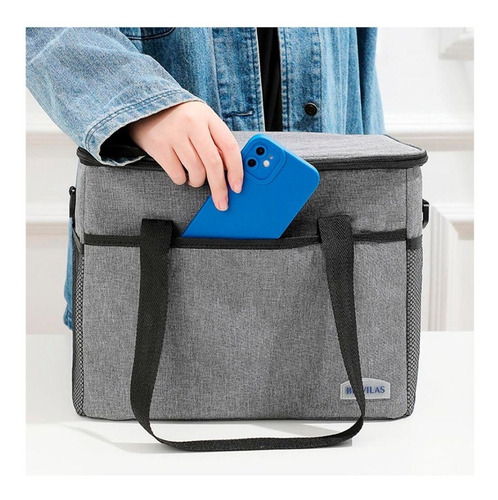 Imagen 4 de 8 de Lunchera Térmica 13l Impermeable Vianda Conservadora | Ero