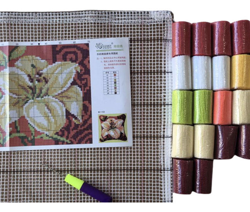 Diy Funda De Almohada Kits De Aguja De Lengüeta Decoración