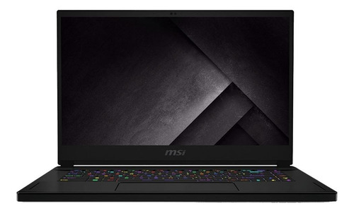 Laptop  gamer  MSI GS Stealth Series GS66 Stealth negra 15.6", Intel Core i9 10980HK  16GB de RAM 1 TB SSD, NVIDIA GeForce RTX 2070 Super 300 Hz 1920x1080px Windows 10 Home