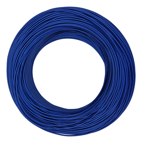 Cable Unipolar 0.25mm X 10 Metros Electronica Color Azul