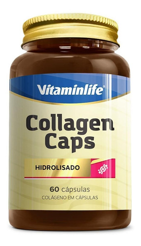 Collagen Caps - Colágeno 60 Cápsulas - Vitaminlife