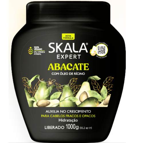 Mascara Skala Abacate Palta Bomba De Vitaminas Vegana 1kg