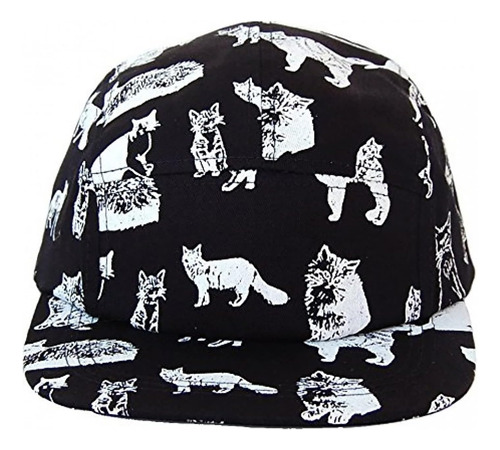 Gorra Campamento Con Estampado Bordado Hatphile 5 Paneles