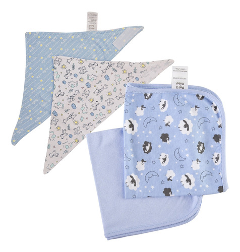 Set Oferta Combo60 Bebe 2 Piezas Ajuar Celeste Baby Shower