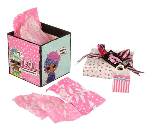 Imagen 2 de 5 de Lol Present Surprise Muñeca Con 8 Sorpresas Original