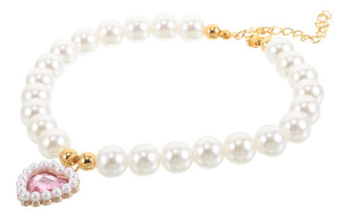 Coleira Bead Dog: Colar De Pérolas Para Cães E Gatos -
