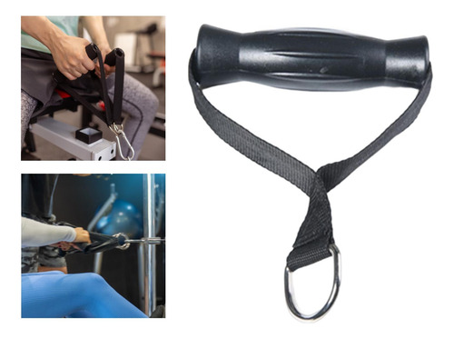 Universal Gym Handle Lat Row Bar Nylon Gimnasia Colgando