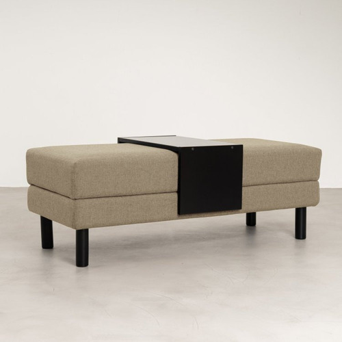 Conjunto Puff Baú 120cm E Bandeja Antúrio Cabecasa Wt