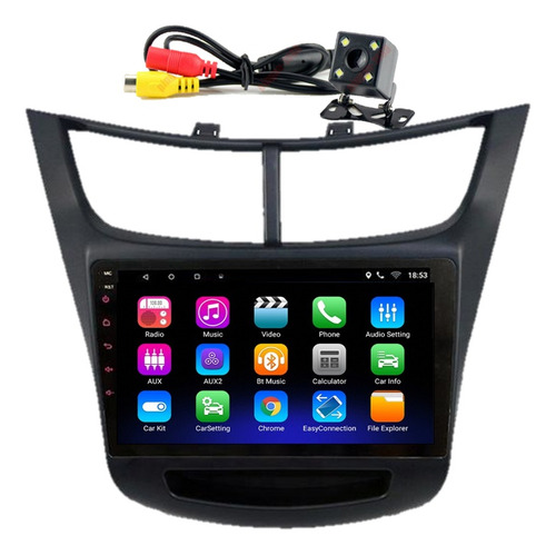 Estereo Chevrolet Aveo Sai Android Carplay 18-23 Usb Mas Cam