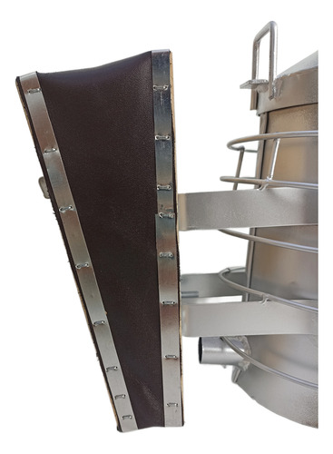 Ahumador Apicultor Acero Inoxidable Con Rejilla Protectora