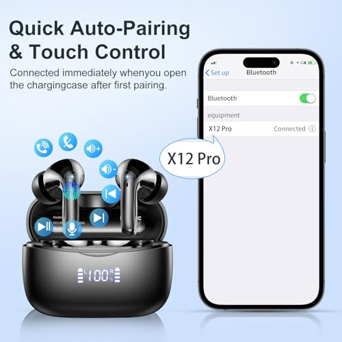 Audífonos Inalámbricos - Auriculares Bluetooth 5.3 Con Sonid