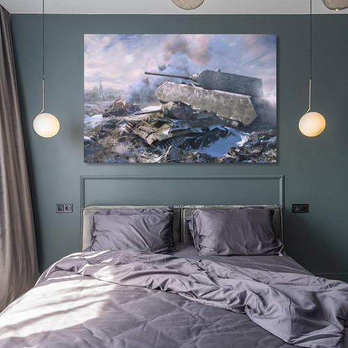 World Of Tanks Simple Poster Modern Home Canvas Wall