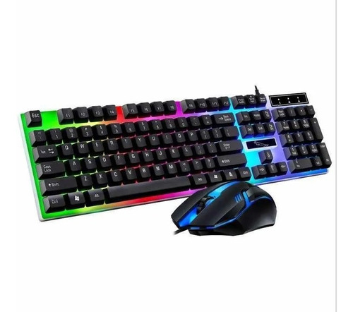 Kit Teclado Y Mouse Gamer Rgb Alta Calidad T6 Gamer Luces
