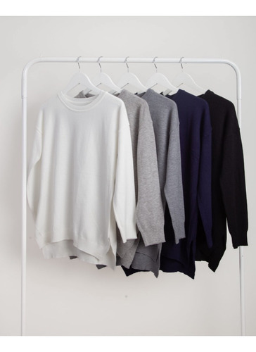 Sweater Bremer Básico Blanco
