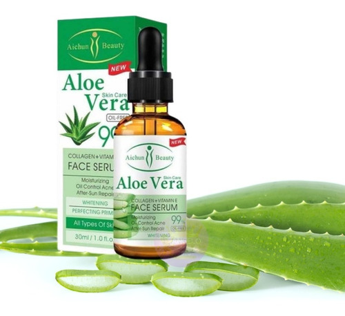 Serum Facial 99% Áloe Vera Con Vitamina E Y Colageno