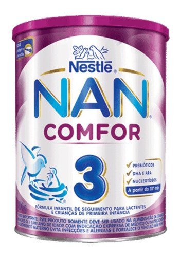 Leche De Fórmula En Polvo Nestlé Nan Comfor En Lata 800 1-3 