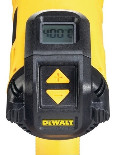 Imagen 2 de 3 de Pistola De Calor Dewalt 2.000w Con Pantalla Led D26414