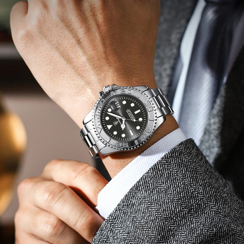 Relógio Masculino De Luxo Poedagar Business Waterproof Lumin