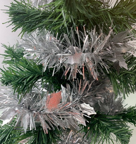 Imagen 4 de 10 de Arbol De Mesa C/base Tronco De Navidad 40cm Alto Decoracion