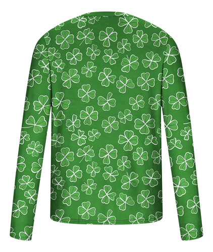 Blusa En T Estampada De Moda Para Hombre Con Cuello Redondo