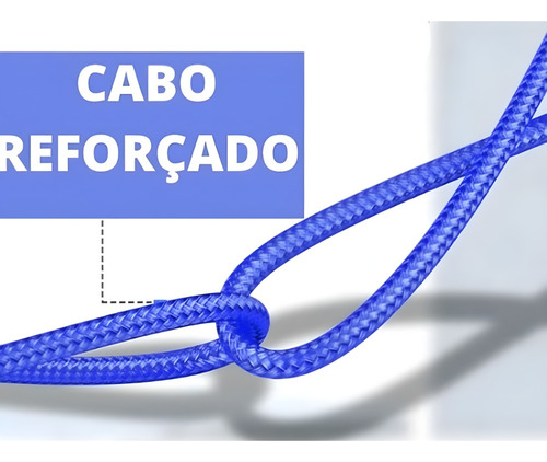 Cabo Para Controle Serie X Xbox One Ps5 Tipo C 3 Metros Cor Vermelho