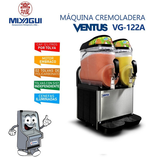 Cremoladera Vg-122a Nueva Granizadora Cremoladas Granizados