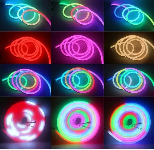 Tira Luces Neon Led Flexible Color Fijo 5mts