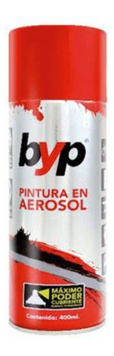 Pintura Aerosol Esmalte Acrílico Byp Rojo Brillante 400ml