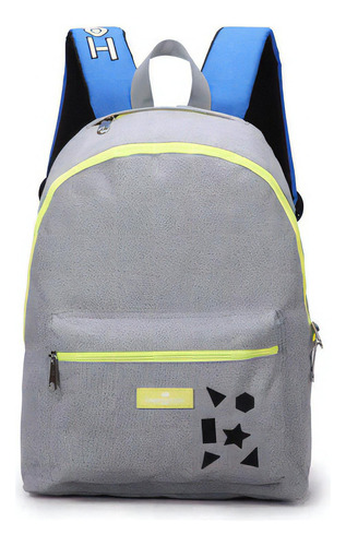 Mochila Energectic 23l Faber-castell Formas Geometricas Color Gris