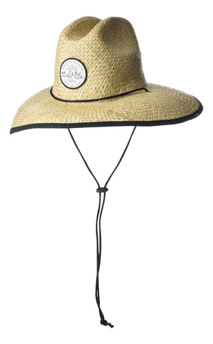 Sombrero De Paja Hawaiano Azul Salt Life, Natural, Osfm