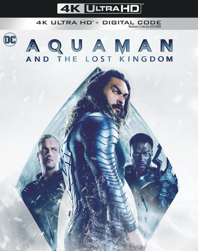 4k Ultra Hd Blu-ray Aquaman And The Lost Kingdom (2023)
