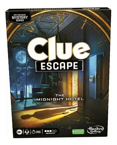 Hasbro Gaming Clue Escape: The Midnight Hotel Juego De Mesa