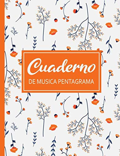 Cuaderno De Musica Pentagrama: Libreta Notacion Musical 12 P