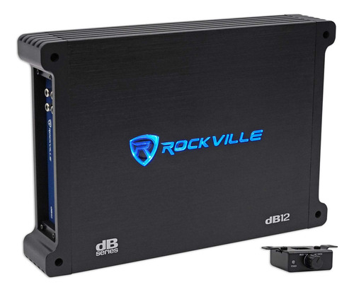 Amplificador Mono Rockville Db12 2000w 2 Ohmios Automóvil