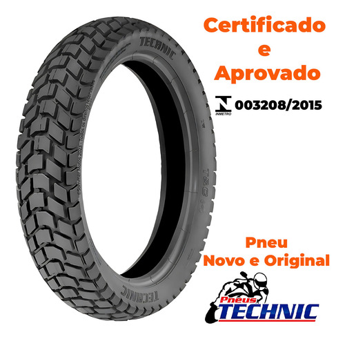 Pneu Traseiro 140-80-18 T&c Uso Com Câmara Technic