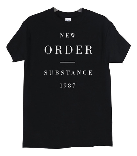 Polera New Order Substance 1987 Black Pop Abominatron