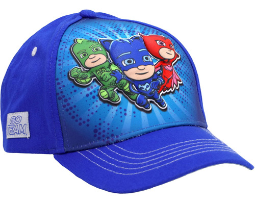 Pj Masks Little Boys 3d Pop Gorra De Béisbol, Azul, Edad 4-7