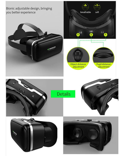 Imagen 11 de 12 de Casco De Realidad Virtual Conjunto De Control Remoto