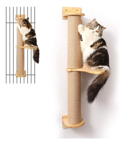 Arbol De Actividades Para Gatos Con Postes Rascadores Hamaca