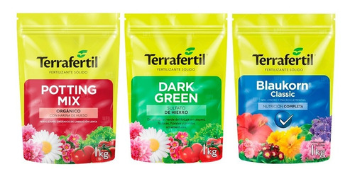 Fertilizante Potting Mix Blaukorn Dark Green Terrafertil 1kg