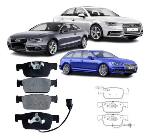 Pastilla Frenos Audi A5 Ii 1.4-2.0 Tfsi-tdi-quattro 2015... 