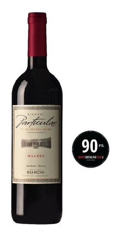 Vino Particular Malbec Bodega Bianchi 750ml. Caja 6 Botellas