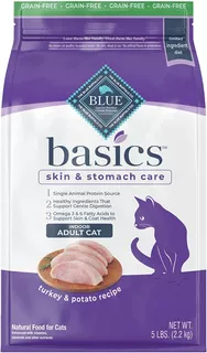 Alimento Para Gato Blue Buffalo Basics Sabor Pavo-papa 2.2kg