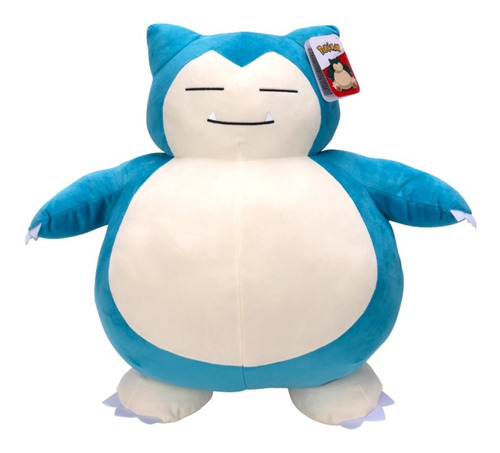 Snorlax Pokémon Pelúcia Original Wct Jazwares 45cm Gordinho