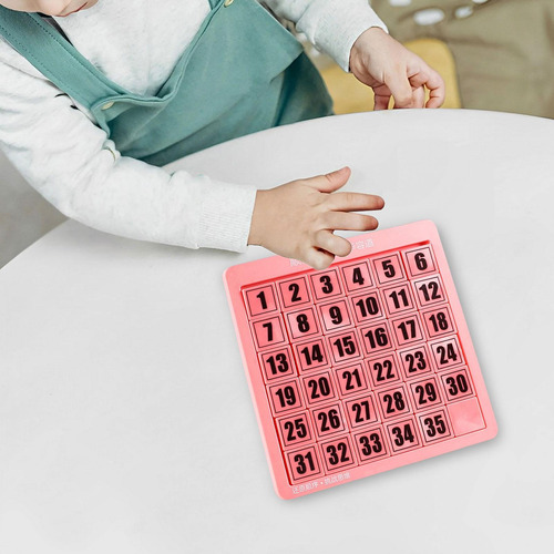 Rompecabezas Digitales Juguetes Matemáticas Rosa 35 Cubos