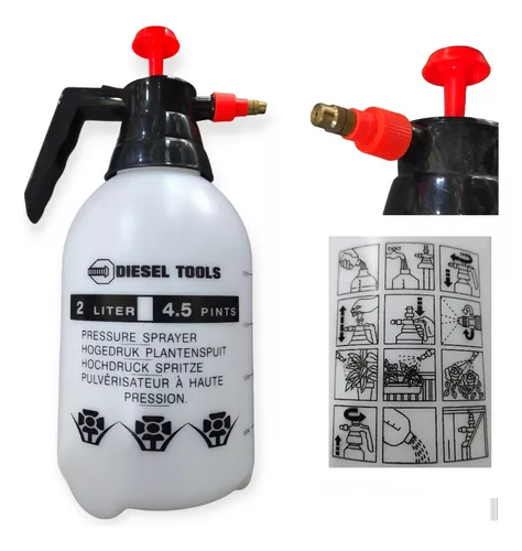 Fumigadora Pulverizador de acero inoxidable VEVOR de 2 galones mango d –  DISTRIBUIDORA TOOLCOMEX SA DE CV