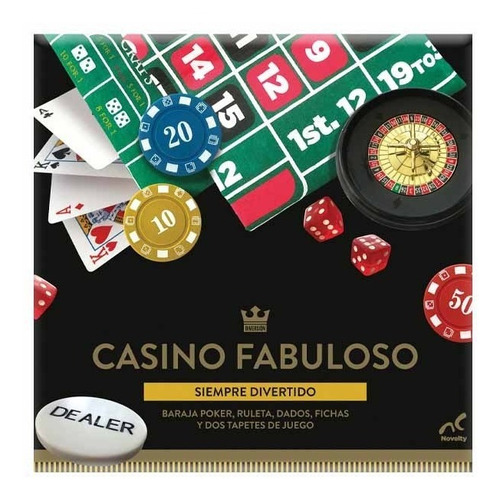 Juego De Mesa Novelty Casino Fabuloso Nocturno 2-9 Jugadores
